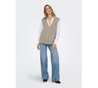 ONLY - ONLJANE SL V-NECK BUTTON VEST KNT pure cashmere - Gr. - S