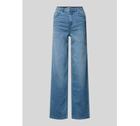 Only Wide Leg Jeans aus Baumwoll-Mix Modell 'JUICY-WAUW' in Jeansblau, Größe XS/32