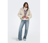 Steppjacke ONLY "ONLZAHARA CORDUROY PUFFER CC OTW", Damen, Gr. M, beige (moonstruck), Steppware, Obermaterial: 100% Polyester, unifarben, normal, Jacken Steppjacke, Kunstfaser (67928364-M) moonstruck