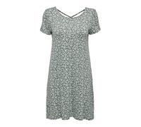 Only Minikleid mit floralem Muster Modell 'BERA' in Schilf, Größe L