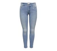 ONLY Women's Onlcoral Life Sl Sk Bb Bj Box Jeans, Light Blue Denim, 30/34