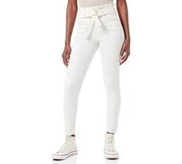 ONLY Women's ONLHUSH Life MID SK ANK PBAG Belt BJ019 Jeans, Ecru, XS/32