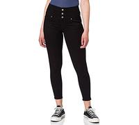 ONLY Women's ONLROYAL Life HW SK ANK Corsage PIM600 Jeans, Black Denim, XSW / 34L