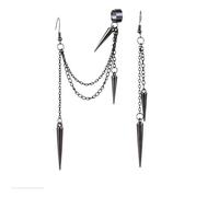 ONLYJUMP S925 Sterling Silber Minimalistische Spike-baumelnde Tropfen-Ohrringe für Damen und Herren, modisch, personalisierbar, Punk-Charms, Creolen, Manschette, Knorpel, geometrische Huggie-Ohrringe,