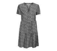 ONLY - ONLZALLY LIFE S/S THEA DRESS NOOS PTM black - Gr. - XS