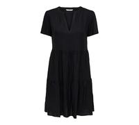 ONLY - ONLZALLY LIFE S/S THEA DRESS NOOS PTM black - Gr. - S