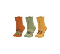 ONOMATO! Jurassic World Socken Kinder 3er Pack, Dinosaurier Strümpfe für Jungen & Mädchen, Baumwollmischung Dino Socken, Offizielles Lizenzprodukt