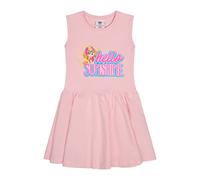 ONOMATO! Paw Patrol Kinder Mädchen Kleid Sommerkleid mit Skye-Motiv, Rosa Trägerkleid aus 100% Baumwolle, Ärmelloses Freizeitkleid Knielang, Fanartikel für kleine Heldinnen, Groesse: 110-116
