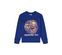 ONOMATO! Paw Patrol Kinder Sweatshirt Jungen Pullover mit Chase, Marshall & Rubble, 100% Baumwolle Pulli, Offizielles Lizenzprodukt Fuer Fans Blau, Größe 110-116