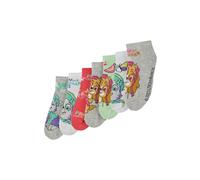 ONOMATO! Paw Patrol Socken Mädchen 7er Pack, Skye & Everest Kinder Sneakersocken aus Baumwolle, Bunte Kindersocken für Mädchen in Mehrfarbig, Offizielles Lizenzprodukt