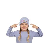 ONOMATO! Peppa Wutz Mütze für Mädchen, Beanie Lila, Einheitsgröße, Wintermütze für Kinder, Kindermütze, offiziell Lizenziertes Produkt