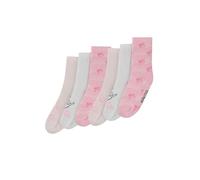 ONOMATO! Socken Kinder 6er-Pack, Kindersocken Barbie, Bequeme Strümpfe für Mädchen, Größe 31-34, Atmungsaktives Baumwollgemisch, Bunte Farben, Elastischer Bund