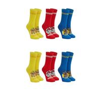 ONOMATO! Socken Kinder | Kindersocken Junge | 6 er Paar | Lustige Socken für Sandalen | kleine Geschenke für Kinder (DE/NL/SE/PL, Numerisch, 23, 26, Regular, Mehrfarbig, Paw Patrol Set 2)