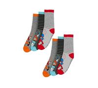 ONOMATO! Socken Kinder, Kindersocken Mädchen, 6 Paar, Lustige Socken für Sandalen Mächen, Geschenk für Mädchen (DE/NL/SE/PL, Numerisch, 27, 30, Regular, Mehrfarbig, Miraculous Ladybug Set 2)