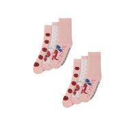 ONOMATO! Socken Kinder, Kindersocken Mädchen, 6 Paar, Lustige Socken für Sandalen Mächen, Geschenk für Mädchen (DE/NL/SE/PL, Numerisch, 23, 26, Regular, Mehrfarbig, Miraculous Ladybug Set 1)