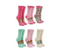 ONOMATO! Socken Kinder | Paw Patrol | Kindersocken Mädchen | 6 Paar | Mit Skye, Zuma und Everest | Strümpfe für Mädchen | Lustige Socken | Geschenke für Mädchen
