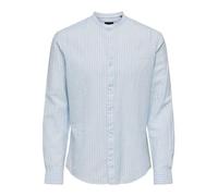 ONSCAIDEN LS Mao Stripe Linen Shirt NOOS