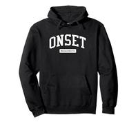Onset Massachusetts MA Sportdesign im Vintage-Stil Pullover Hoodie