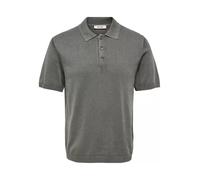 ONLY&SONS - ONSGARSON SS REG WASH POLO KNIT Castor Gray - Gr. - S
