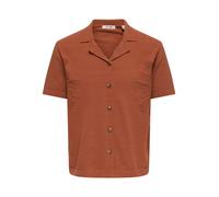 ONLY&SONS - ONSJAM LIFE REG SS SHIRT KNIT Burnt Brick - Gr. - M