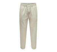 ONLY & SONS - ONSLINUS CROP TAP 0192 PANT silver lining - Gr. - XL
