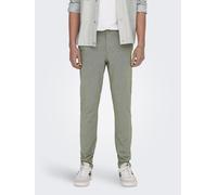 ONLY & SONS Herren Chino Hose ONSMARK 0209 - Slim Fit - Olive W27-W38 Stretch, Größe:31W / 34L, Farbe:Olive Night 22026326