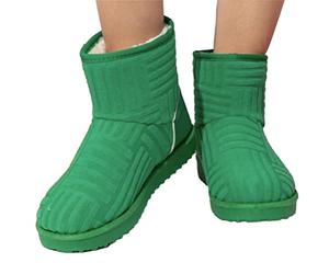 Onsoyours Damen Herbst Winter Stiefeletten Dicken Boden Schnee Stiefel Solide Farbe Futter Samt Warme Mitte Rohr Baumwolle Stiefel Weichen Boden Rutschfest Boots Schuhe B Grün 41 EU