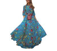 Onsoyours Damen Kleid Abendkleid Schulterfreies Cocktailkleid Jerseykleid Skaterkleid Hochzeit Elegant Festlich Partykleid Glänzend Und Hoch Geschnitten Brautjungfernkleider Blau M