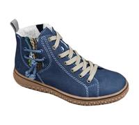 Onsoyours Damen Schnürstiefeletten Turnschuhe Warm Casual Flache Schuhe Knöchel Kurze Stiefel Stiefeletten aus Baumwolle Schneestiefel Blau 35 EU