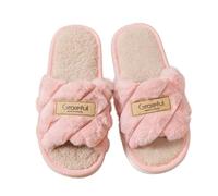 Onsoyours Damen Warme Hausschuhe Haushalt Pantoffeln rutschfest Slippers A Rosa 38/39 EU