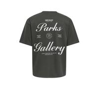 ONLY&SONS - ONSPARKS GALLERY AIR BOXY SS TEE NOOS Beluga - Gr. - L