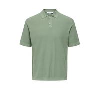ONLY & SONS Poloshirt "Tony" in Grün - 40% | Größe S | Herren Plussize