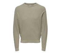 ONLY & SONS Herren ONSTONY DS 12 LS Waffle Crew Knit Strickpullover, String, Medium