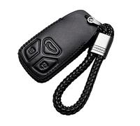 ontto Autoschlüssel Hülle Passt für Audi A4 B9 A1 A3 A5 A6 8S 8W Q3 Q5 Q7 4M S4 S5 S7 TTS TFSI RS PU Leder Schlüsselhülle Schlüsselbox Schutzhülle Schlüsselanhänger Schlüssel Etui 3 Taste-A Schwarz