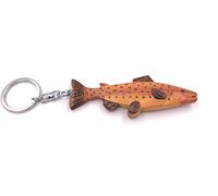 Onwomania - "-Fisch Meer Wasser Schlüsselanhänger - Holz Glücksbringer ideal als Geschenk z.B. für den besten Freund, die beste Freundin, Mama - Für Männer, Frauen & Kinder