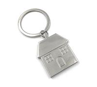 Onwomania - "-Haus Wohnung Schlüsselanhänger - Metall Glücksbringer ideal als Geschenk z.B. für den besten Freund, die beste Freundin, Mama - Für Männer, Frauen & Kinder