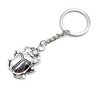 Onwomania Käfer Beetle Auto Schlüsselanhänger Metall Glücksbringer in Alu Geschenkbox, ideal zum Verschenken