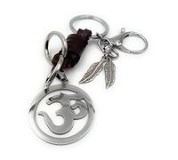 Onwomania - "-Om Yoga Goa Schlüsselanhänger - Metall Glücksbringer ideal als Geschenk z.B. für den besten Freund, die beste Freundin, Mama - Für Männer, Frauen & Kinder
