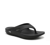 OOFOS OOriginal Recovery Sandale - für Damen und Herren, Schwarz (Jet Black), 12 Women/10 Men