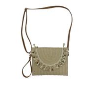 OOG Umhängetasche Strohtasche, Strandtasche, Schultertasche, Damentasche Stroh Strand Tasche klein Sommer-Strohtasche S0196