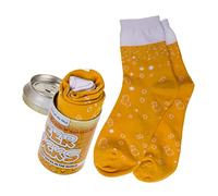 Out Of The Blue Socken OOTB Weiß/Gelb 12,5×6,5 cm Unisex für Erwachsene