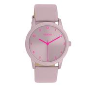 Oozoo C11648 Damenuhr fliederfarbenes Lederband 38 mm Japanisches Quarzwerk Mineralglas Sunray Zifferblatt