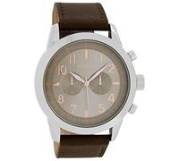 Oozoo C6885 Damenuhr, Lederarmband, Braun, Riemen