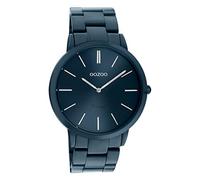 Oozoo Damen Armbanduhr blau Analog C20108 Vintage Series Edelstahl UOC20108 Analoguhr