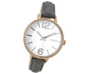 Oozoo Damen Armbanduhr Timepieces 38mm Quarz Leder weiß UOC9483A