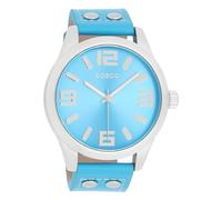 Oozoo Damen Armbanduhr Timepieces Analog Leder hellblau UOC1075A Analoguhr