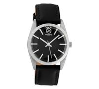 Oozoo Damen Armbanduhr Timepieces Analog Leder schwarz UOC10193 Analoguhr
