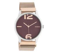 Oozoo Damen Armbanduhr Timepieces Analog Metall Rosegold UOC10868 Analoguhr