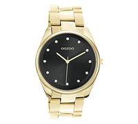 Oozoo Damen Armbanduhr Timepieces C10965 Analog Edelstahl Gold UOC10965 Analoguhr