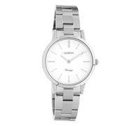 Oozoo Damen Armbanduhr Ultra Slim Analog Edelstahl Silber UOC20110 Analoguhr